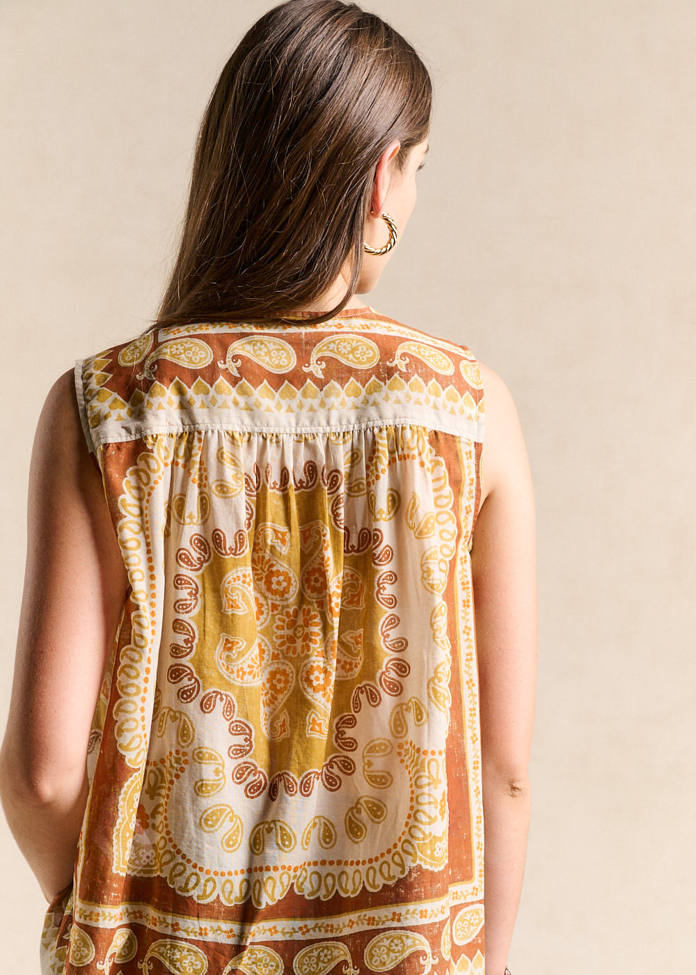 TOLEYA Placed-print blouse - 3 - Sud Express - Sud Express