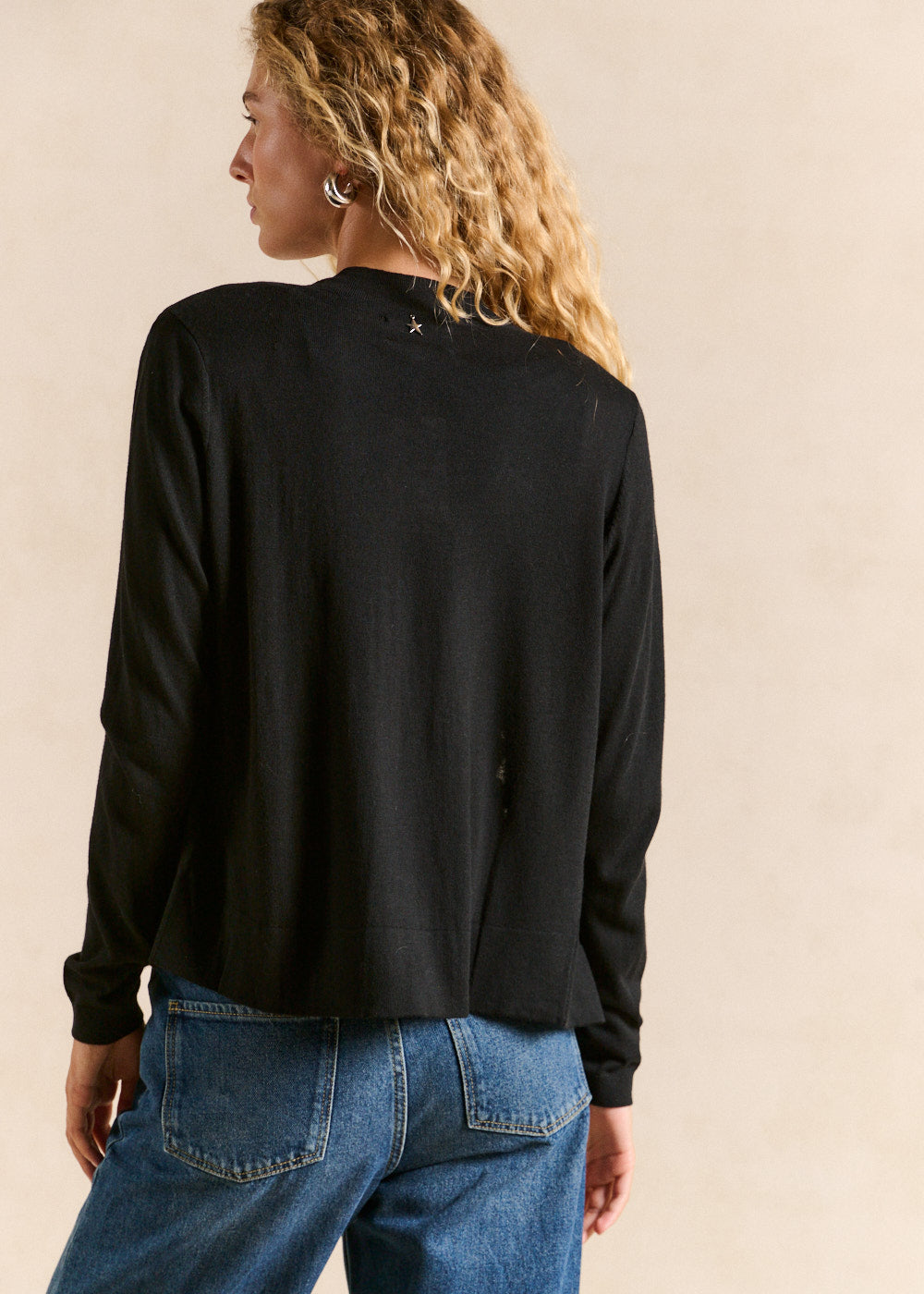 Long-sleeved cardigan without buttons - Sud Express - 3 - Sud Express