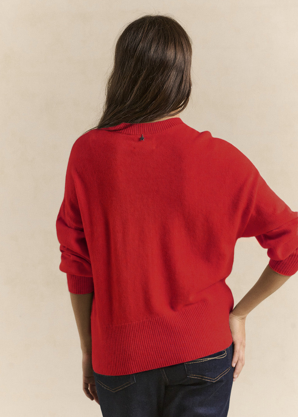 Cropped cashmere sweater  - Sud Express - 3 - Sud Express