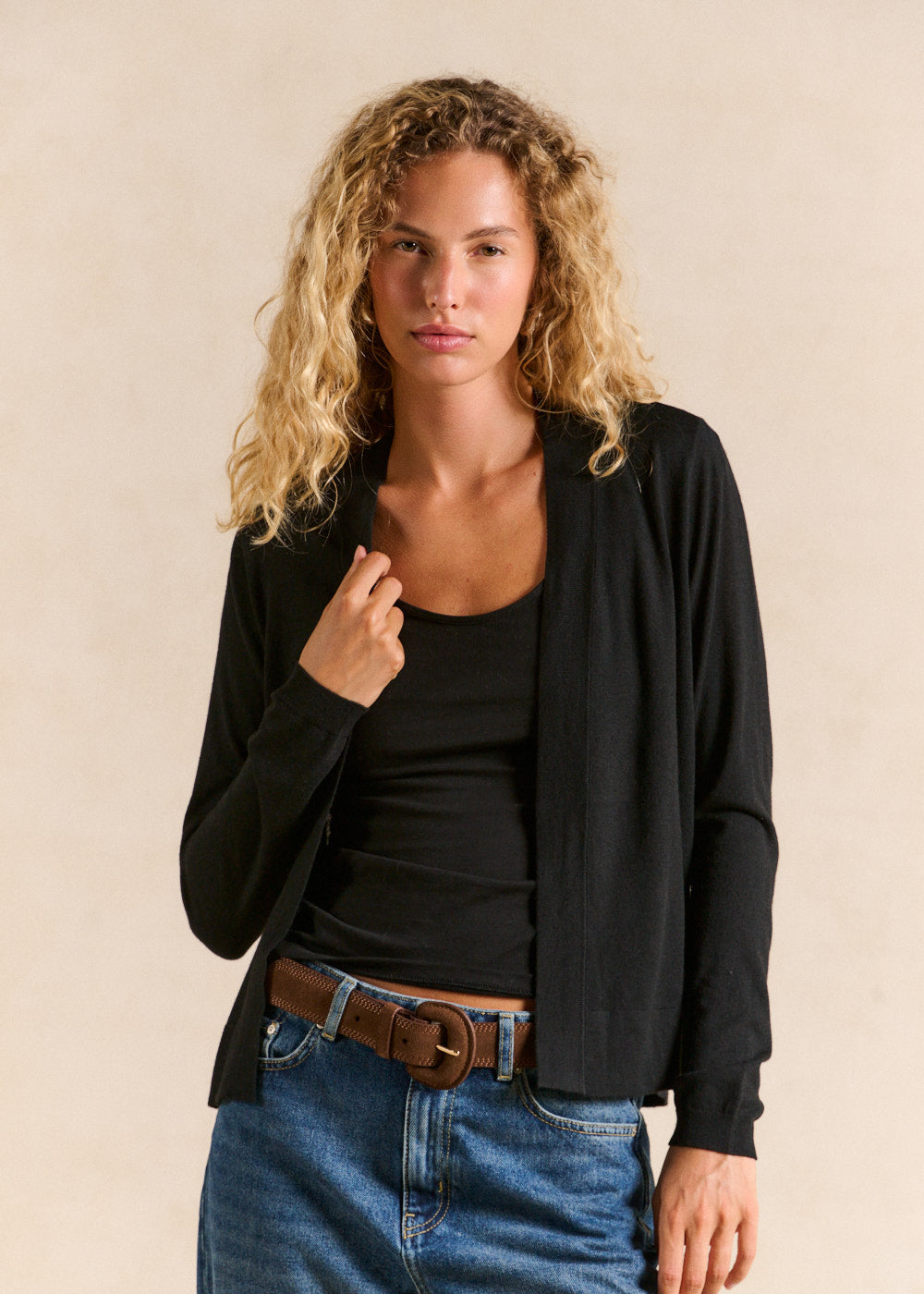 Long-sleeved cardigan without buttons - Sud Express - 4 - Sud Express