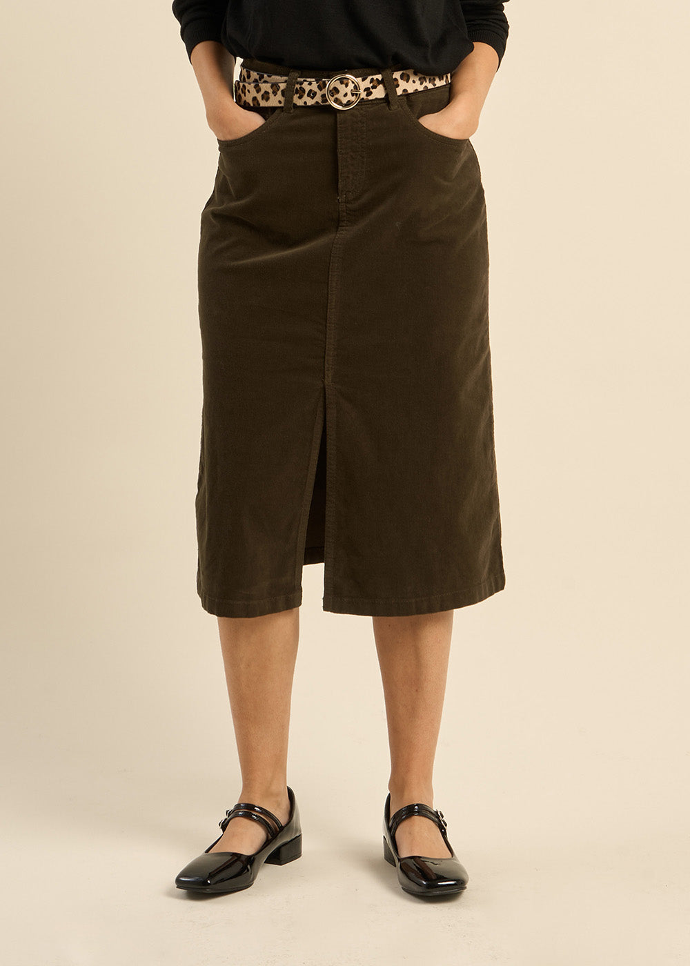 Long velvet skirt - Sud Express - 5 - Sud Express