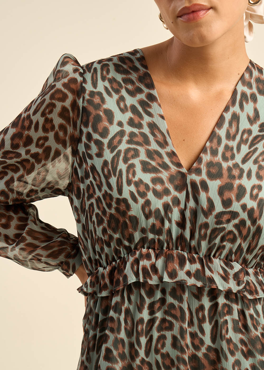 Short printed dress - Sud Express - 2 - Sud Express
