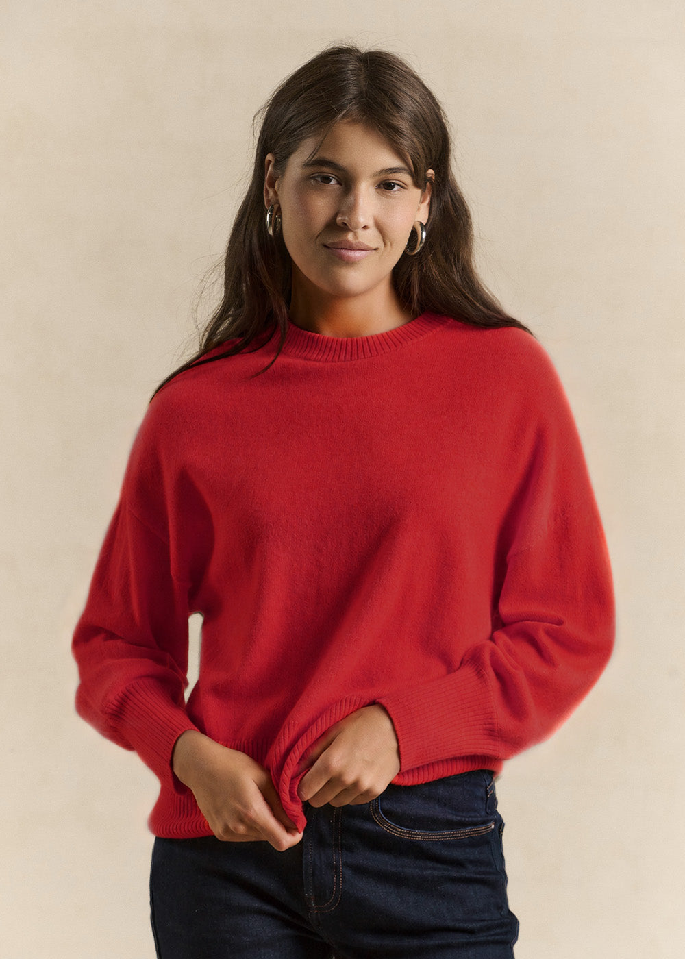Cropped cashmere sweater  - Sud Express - 1 - Sud Express