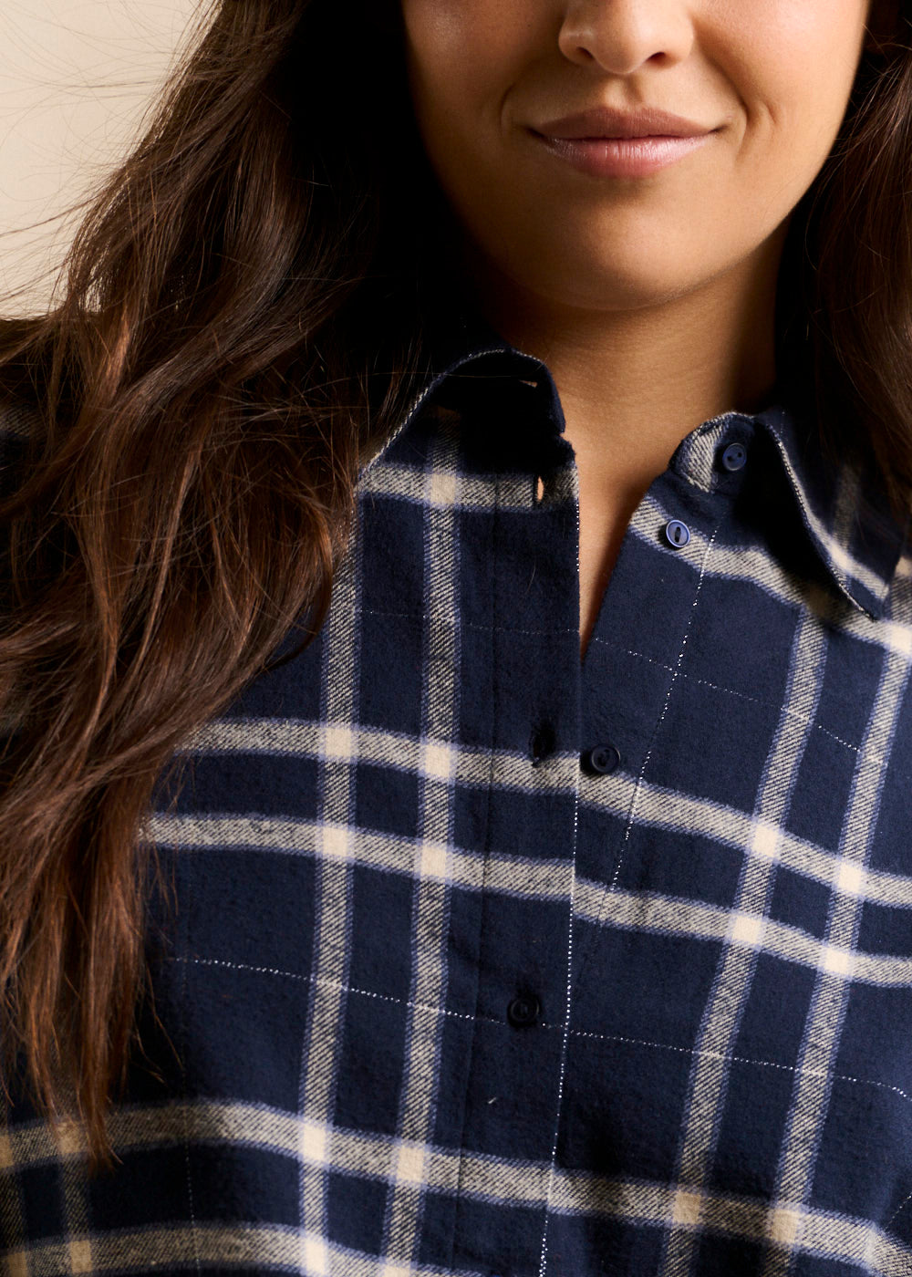 Metallic fiber plaid shirt - Sud Express - 4 - Sud Express