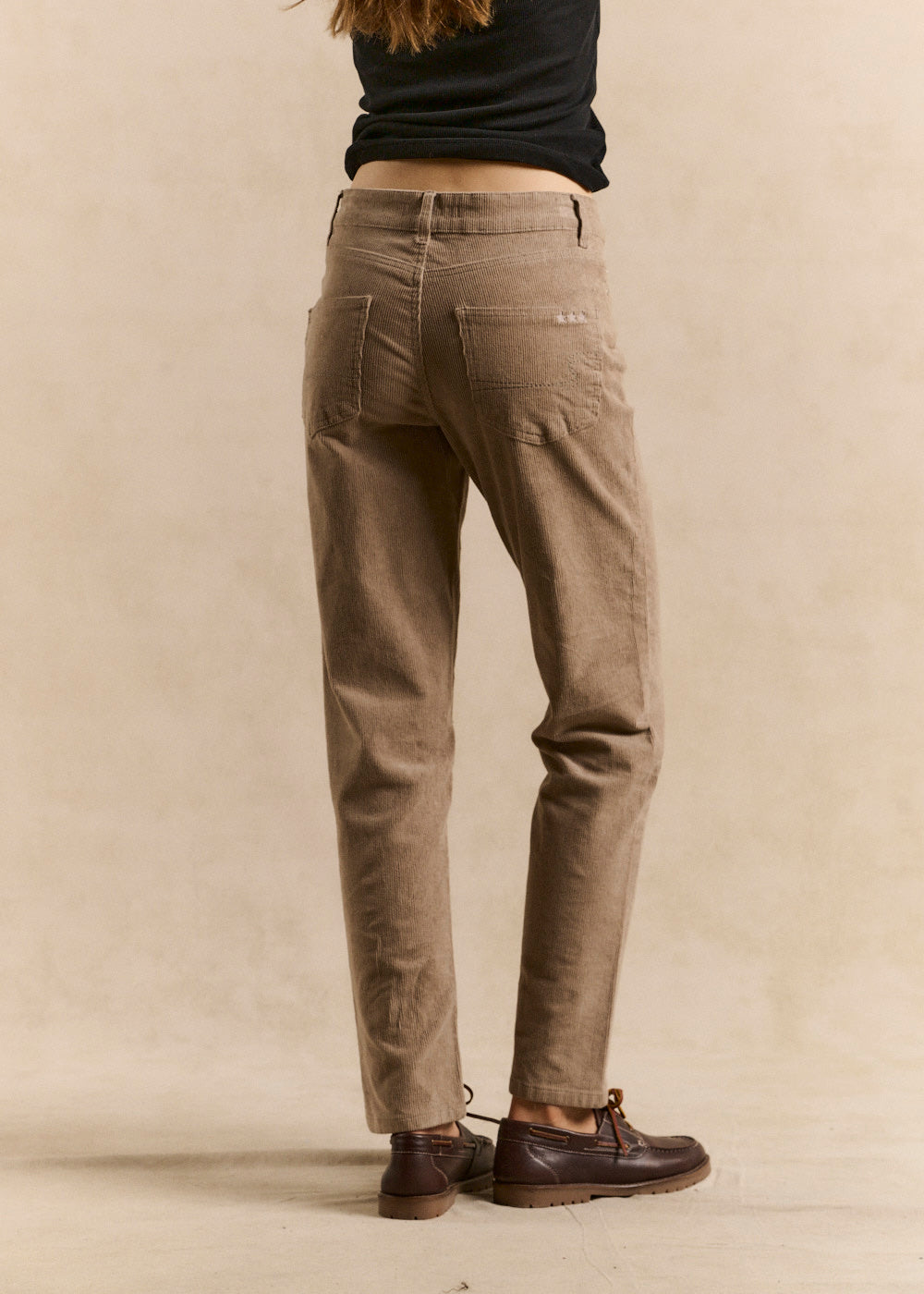 Slim-fit corduroy pants - Sud Express - 3 - Sud Express