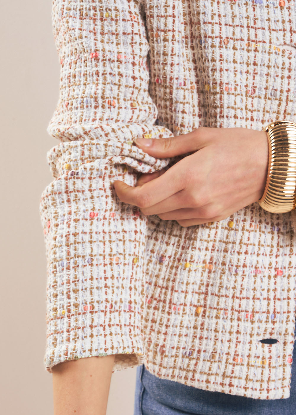 Structured tweed jacket - Sud Express - 6 - Sud Express