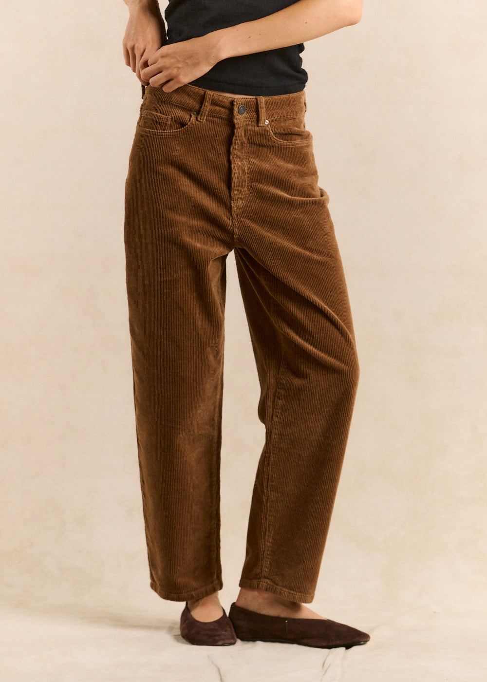 BILLYNI Balloon-cut velvet pants - 2 - Sud Express - Sud Express