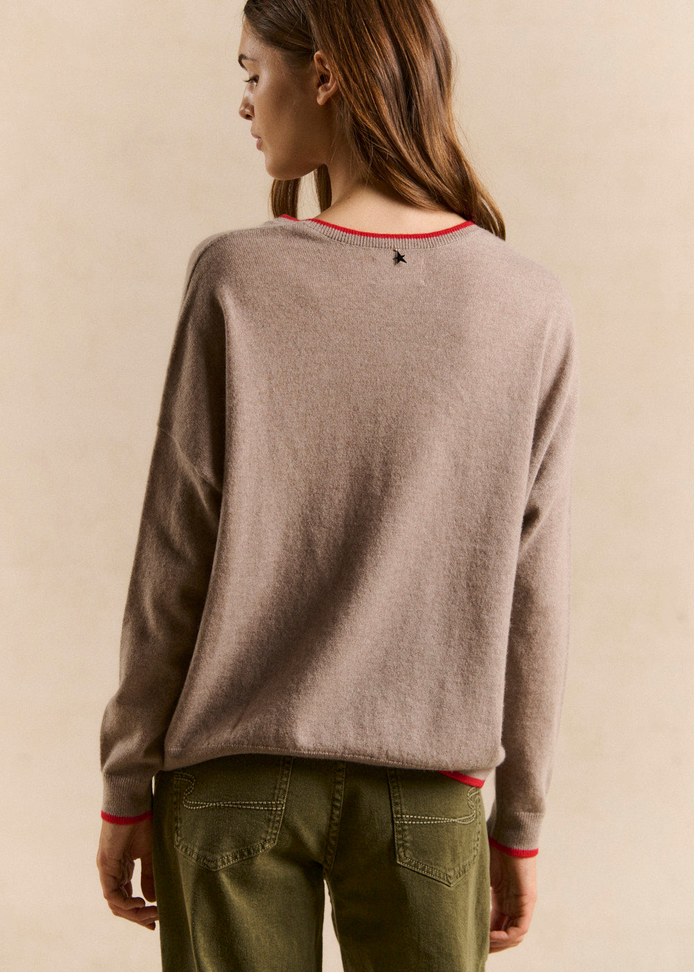 MAJOELLA V-neck cashmere jumper - 3 - Sud Express - Sud Express