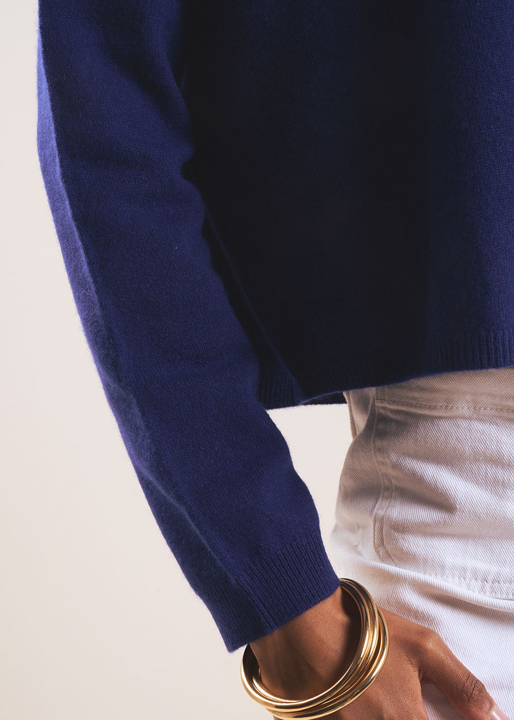 100% cashmere boat-neck jumper - Sud Express - 4 - Sud Express