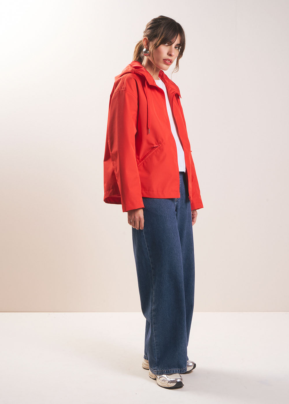 Water-repellent raincoat with hood - Sud Express - 5 - Sud Express