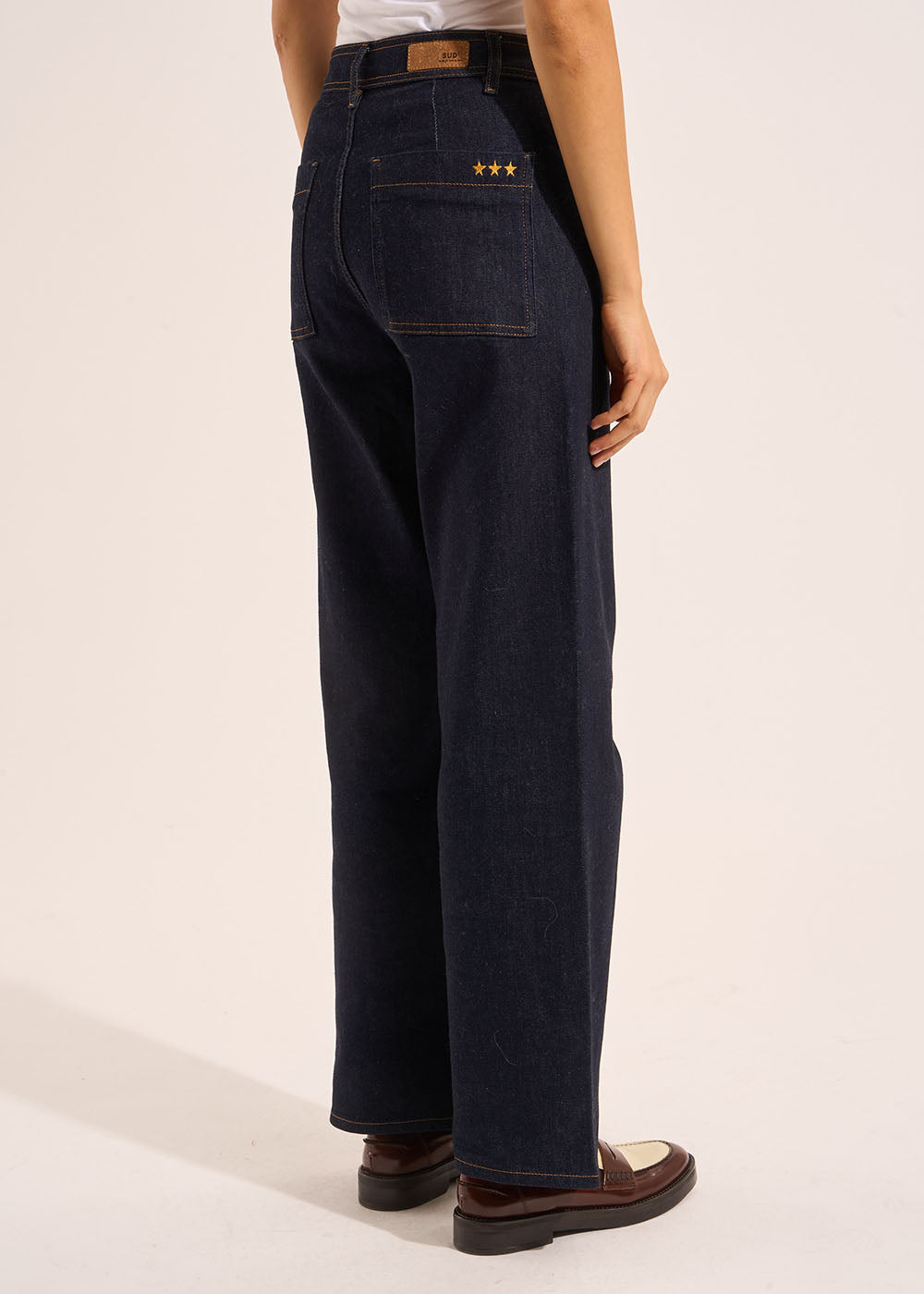 Wide-leg high-waisted jeans - Sud Express - 7 - Sud Express