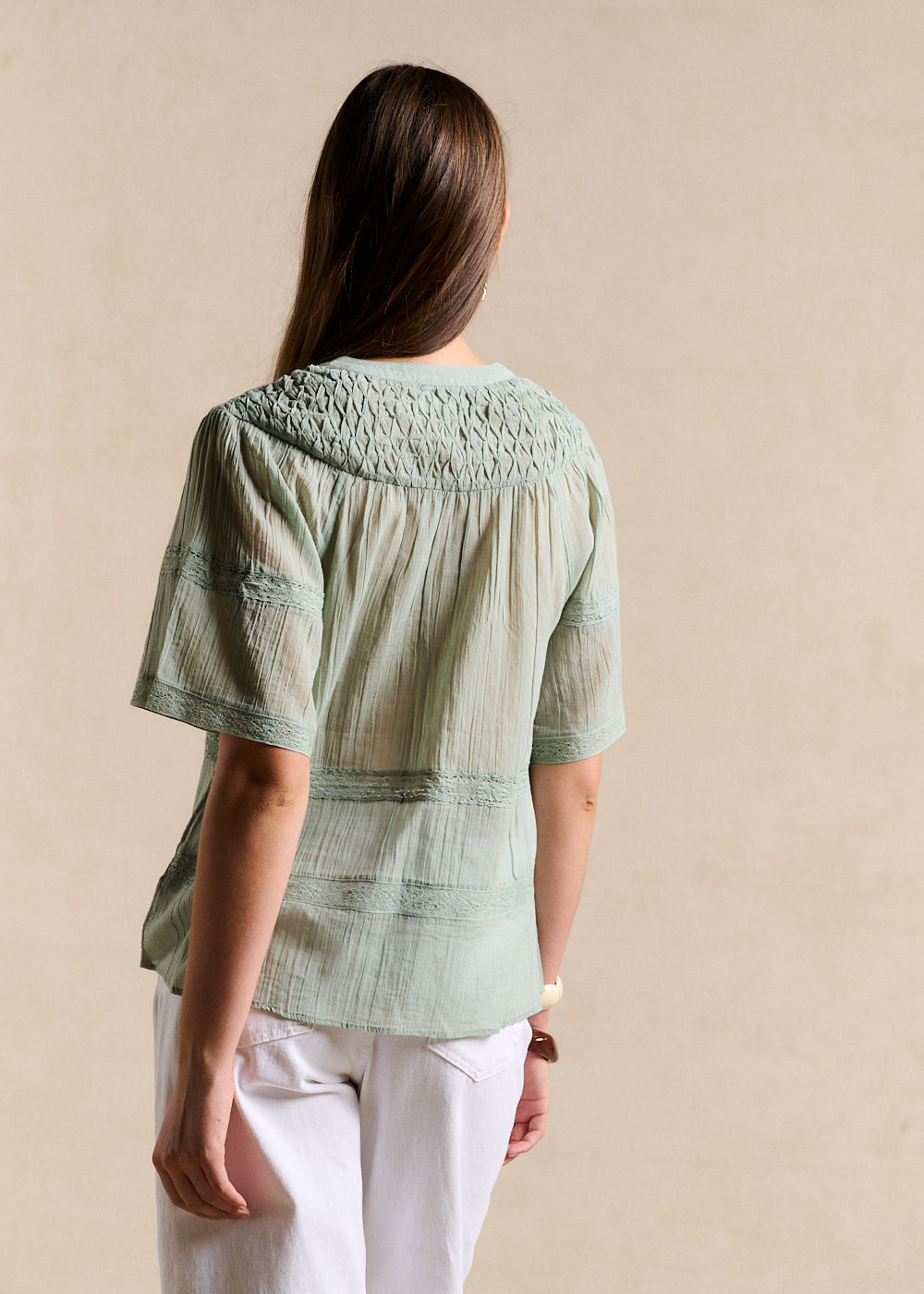 Embroidered Cotton Top - Sud Express - 3 - Sud Express