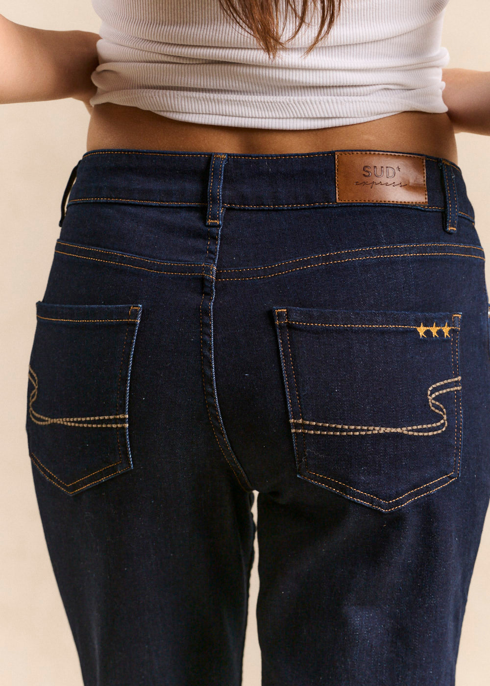 Five-pocket boyfriend jeans - Sud Express - 5 - Sud Express