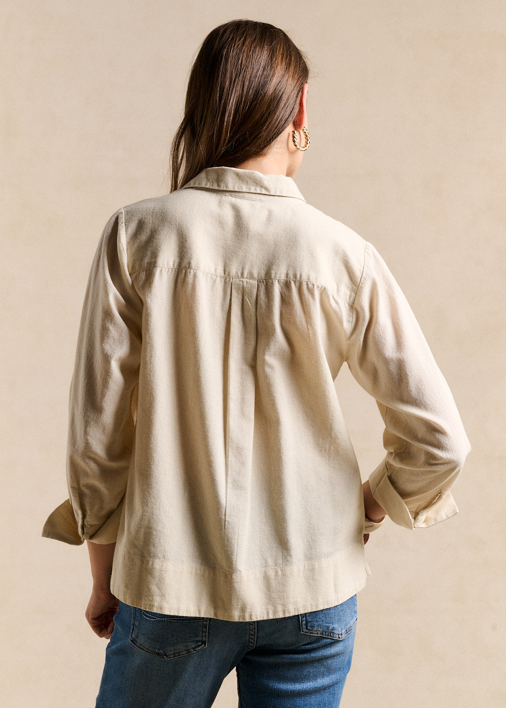 TISANA Embroidered Linen and Cotton Blouse - 3 - Sud Express - Sud Express