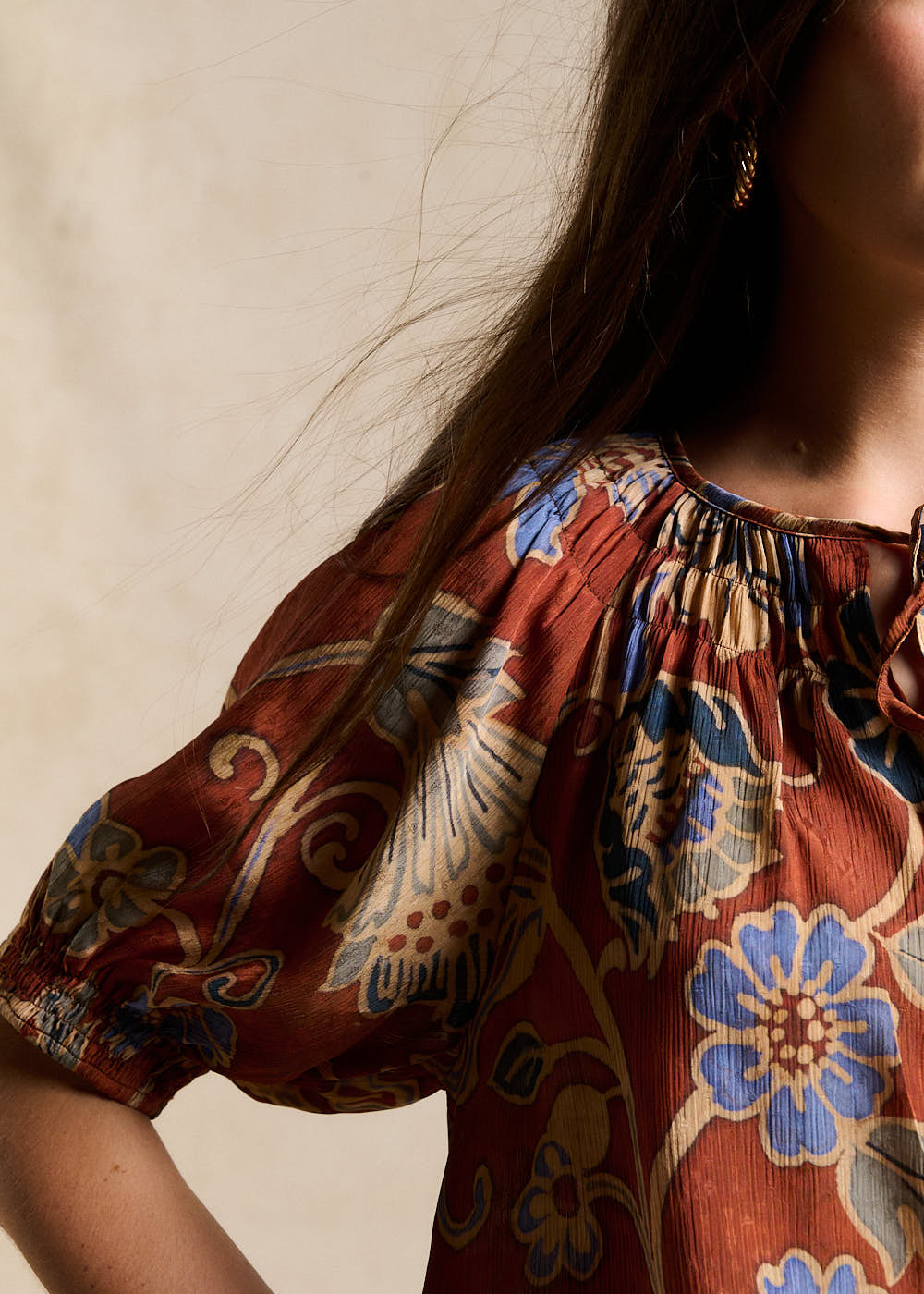 Floral Paisley Print Top - Sud Express - 4 - Sud Express