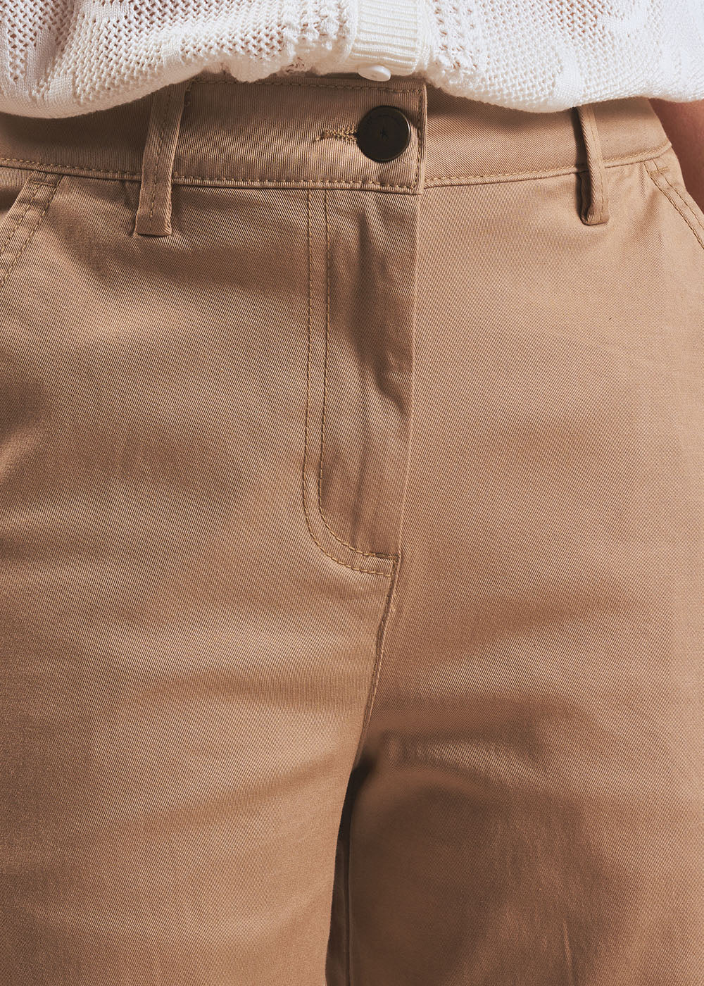 High-waisted straight-leg trousers - Sud Express - 4 - Sud Express
