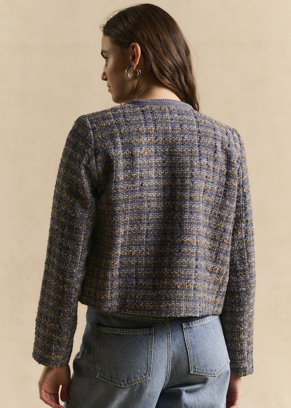 Short tweed jacket - Sud Express - 3 - Sud Express