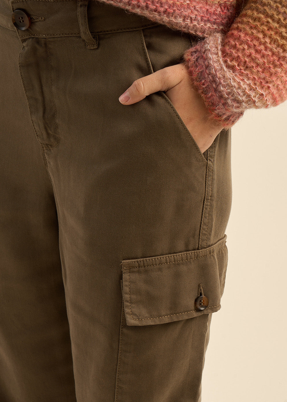 Wide-leg cargo trousers - Sud Express - 2 - Sud Express