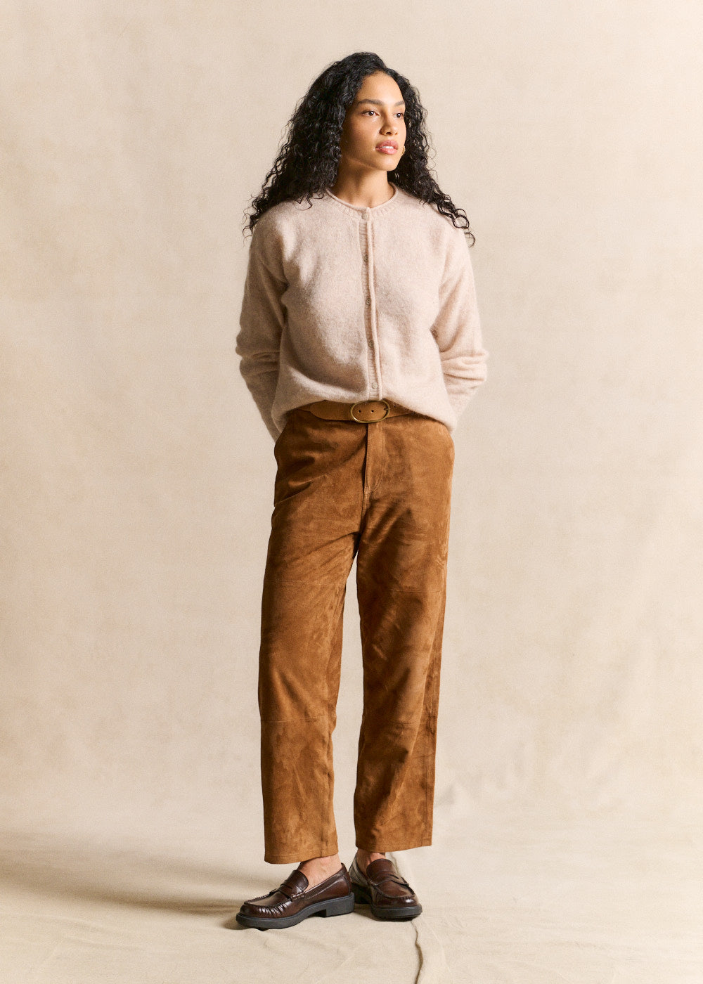 Straight-leg leather trousers - Sud Express - 1 - Sud Express
