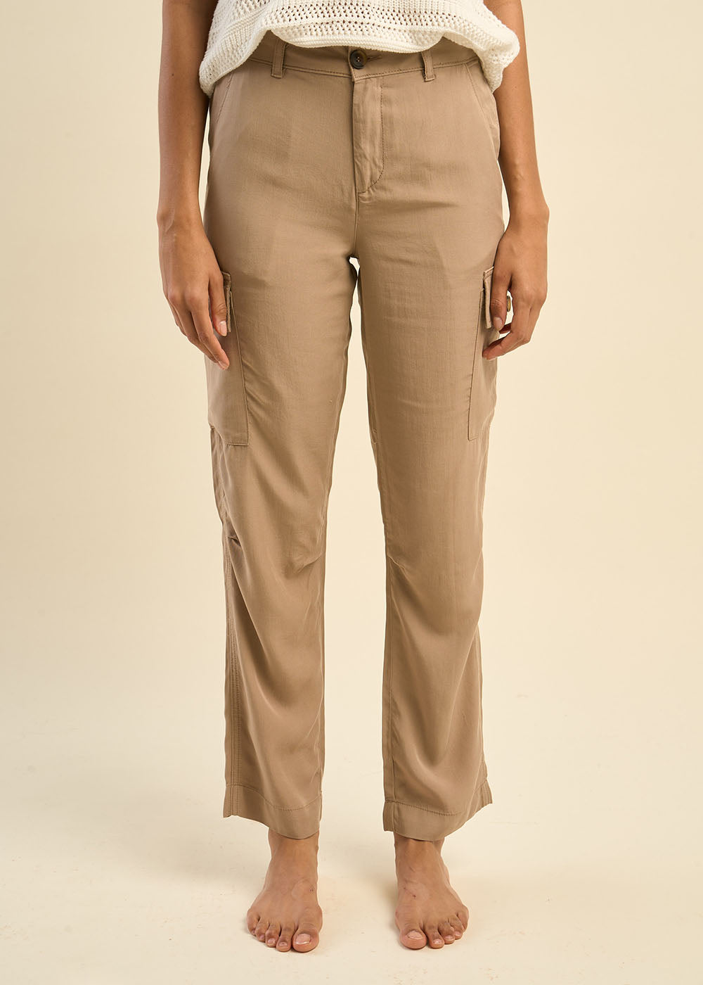 Straight-leg cargo pants - Sud Express - 2 - Sud Express