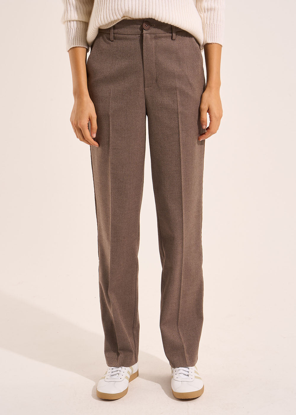Straight high waist trourser - Sud Express - 2 - Sud Express