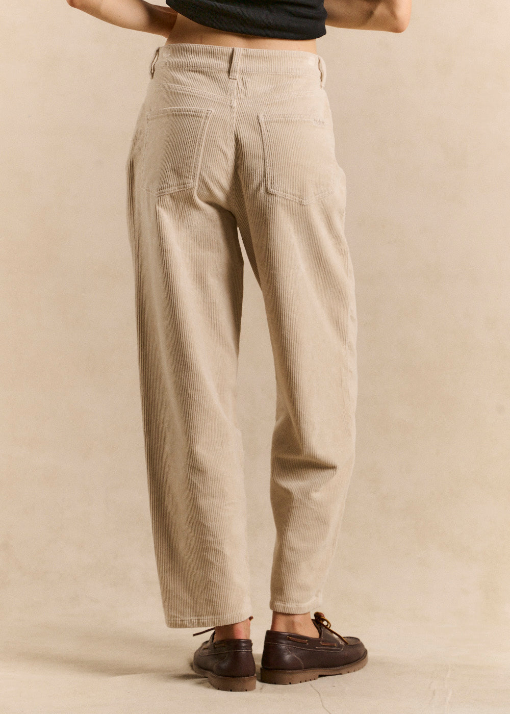 BILLYNI Balloon-cut velvet pants - 3 - Sud Express - Sud Express